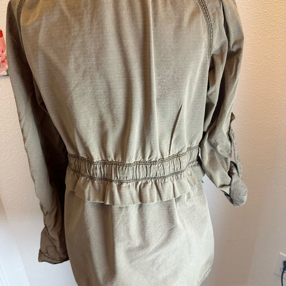 SALE! Loft Utility Jacket, khaki tan. Women’s Size Small - Picture 6 of 11